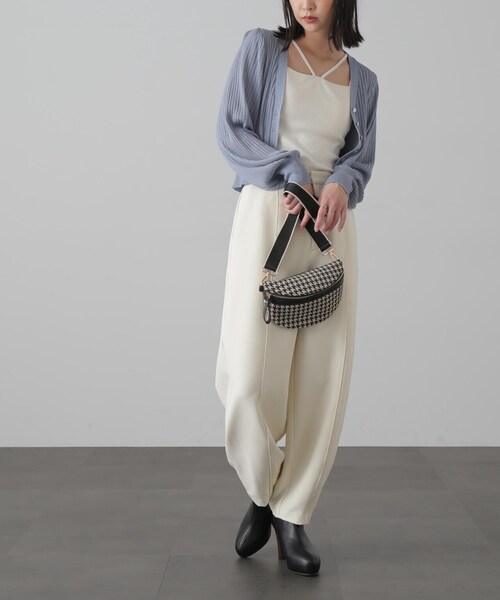 FREE'S MART（フリーズマート）の「◆ボディバッグ（ボディバッグ/ウエストポーチ・レディース・ホワイト/ブラック/ブラック系その他・ﾌﾘ-）」の14枚目の写真