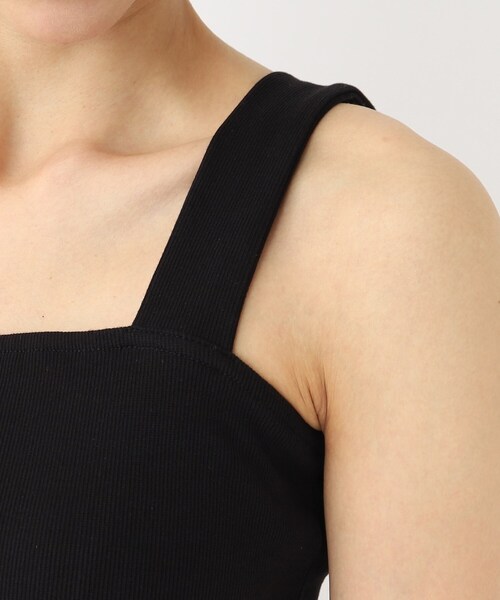 OPAQUE.CLIP（オペークドットクリップ）の「ワイドストラップキャミソール【洗濯機洗い可】（タンクトップ・レディース・ブラック/キャメル/オフホワイト・38/40）」の17枚目の写真