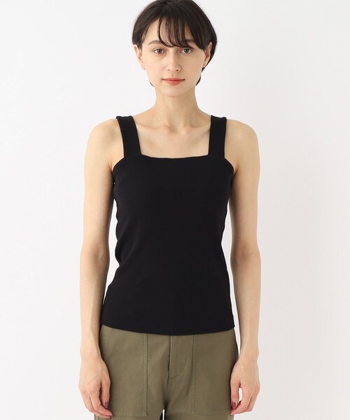 ワイドストラップキャミソール【洗濯機洗い可】（タンクトップ