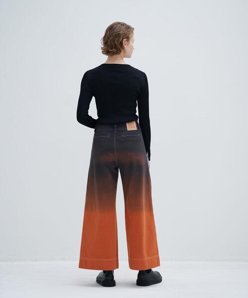 LANVIN en Bleu(ランバンオンブルー)の「グラデーションバギーデニムパンツ(その他パンツ・レディース・オレンジ・36/38)」の16枚目の写真