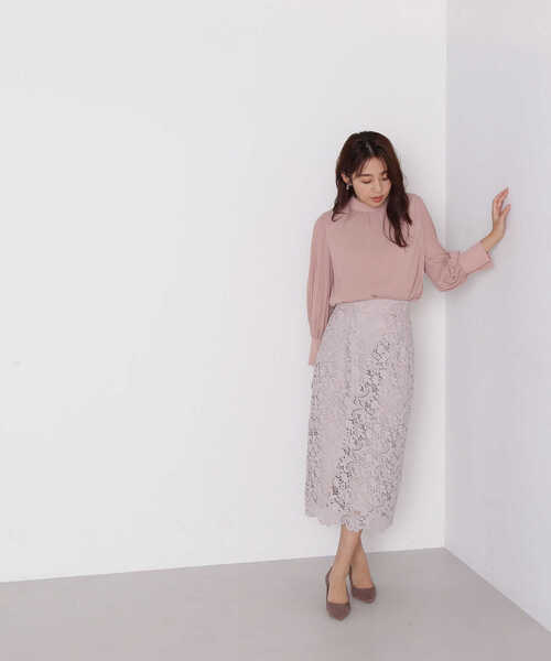 NATURAL BEAUTY BASIC（ナチュラルビューティーベーシック）の「◇楊柳プリーツスリーブブラウス（シャツ/ブラウス・レディース・グレイッシュベージュ/ダークブルー/ピンク/ベージュ系その他5・SMALL/MEDIUM）」の21枚目の写真