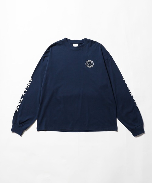 PARROTT CANVAS(パロットキャンバス)の「PARROTT CANVAS/パロットキャンバス BREAK TIME L/S TEE ロンT(Tシャツ/カットソー・レディース・ネイビー/オフホワイト・M)」の19枚目の写真