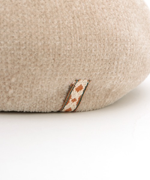 チチカカ（チチカカ）の「モールヤーンベレー帽（ハンチング/ベレー帽・レディース・ベージュ/オレンジ/チャコールグレー/ダークグリーン/イエロー/パープル・FREE）」の16枚目の写真