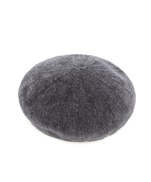 チチカカ（チチカカ）の「モールヤーンベレー帽（ハンチング/ベレー帽・レディース・ベージュ/オレンジ/チャコールグレー/ダークグリーン/イエロー/パープル・FREE）」の12枚目の写真