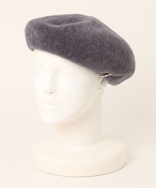 チチカカ（チチカカ）の「モールヤーンベレー帽（ハンチング/ベレー帽・レディース・ベージュ/オレンジ/チャコールグレー/ダークグリーン/イエロー/パープル・FREE）」の21枚目の写真