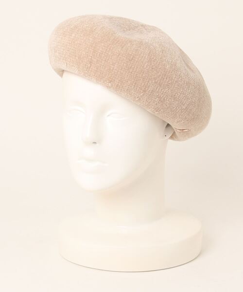 チチカカ（チチカカ）の「モールヤーンベレー帽（ハンチング/ベレー帽・レディース・ベージュ/オレンジ/チャコールグレー/ダークグリーン/イエロー/パープル・FREE）」の22枚目の写真