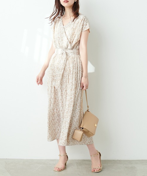 カシュクール2WAYプリーツワンピース