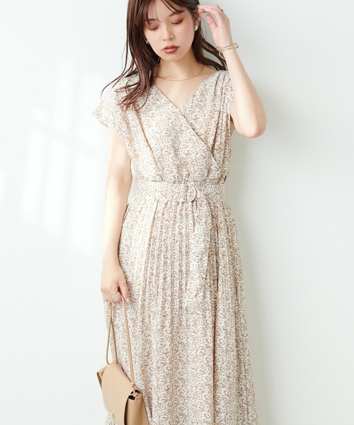 カシュクール2WAYプリーツワンピース