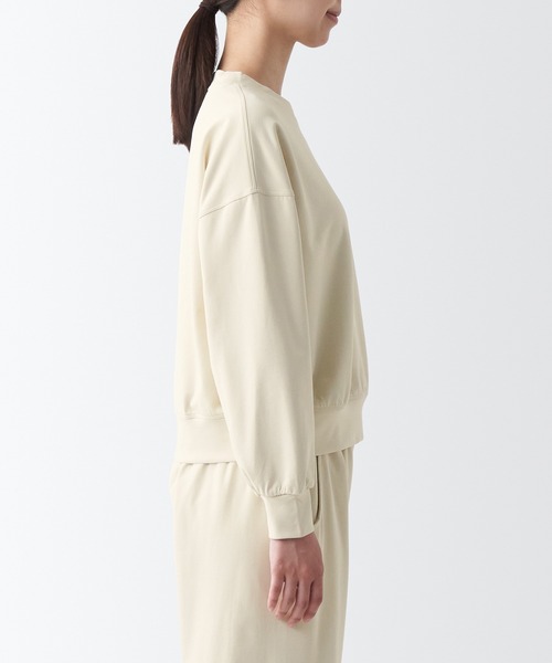 無印良品（ムジルシリョウヒン）の「〔MUJI WALKER〕ＵＶカット乾きやすいスウェットシャツ（スウェット・レディース・ライトグリーン/ライトイエロー/ダークグレー/アイボリー・L/XXL/M/XL/S/XS）」の6枚目の写真