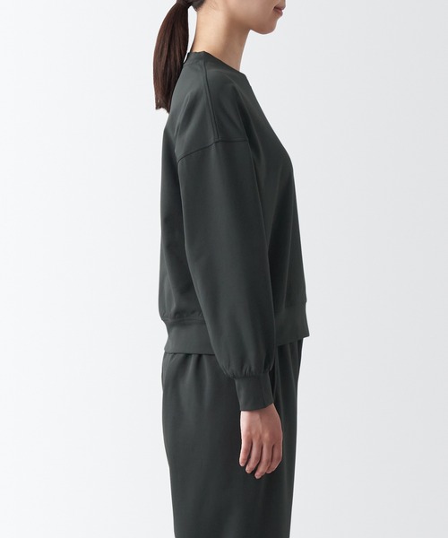 無印良品（ムジルシリョウヒン）の「〔MUJI WALKER〕ＵＶカット乾きやすいスウェットシャツ（スウェット・レディース・ライトグリーン/ライトイエロー/ダークグレー/アイボリー・L/XXL/M/XL/S/XS）」の12枚目の写真