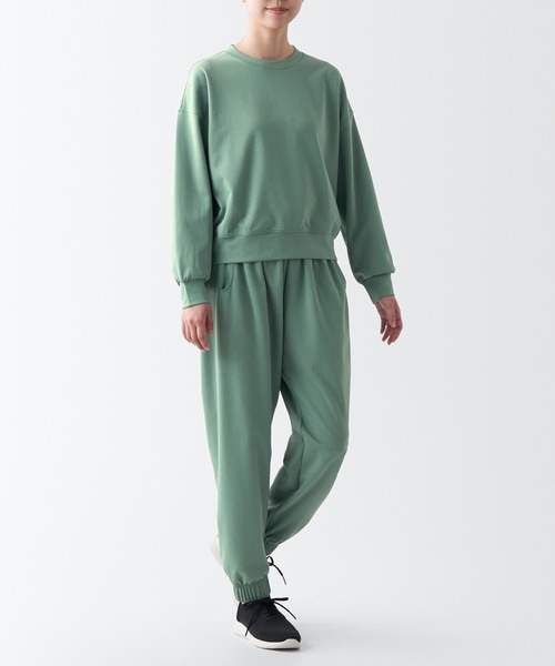 無印良品（ムジルシリョウヒン）の「〔MUJI WALKER〕ＵＶカット乾きやすいスウェットシャツ（スウェット・レディース・ライトグリーン/ライトイエロー/ダークグレー/アイボリー・L/XXL/M/XL/S/XS）」の17枚目の写真