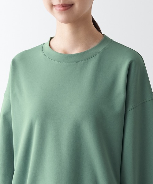 無印良品（ムジルシリョウヒン）の「〔MUJI WALKER〕ＵＶカット乾きやすいスウェットシャツ（スウェット・レディース・ライトグリーン/ライトイエロー/ダークグレー/アイボリー・L/XXL/M/XL/S/XS）」の20枚目の写真