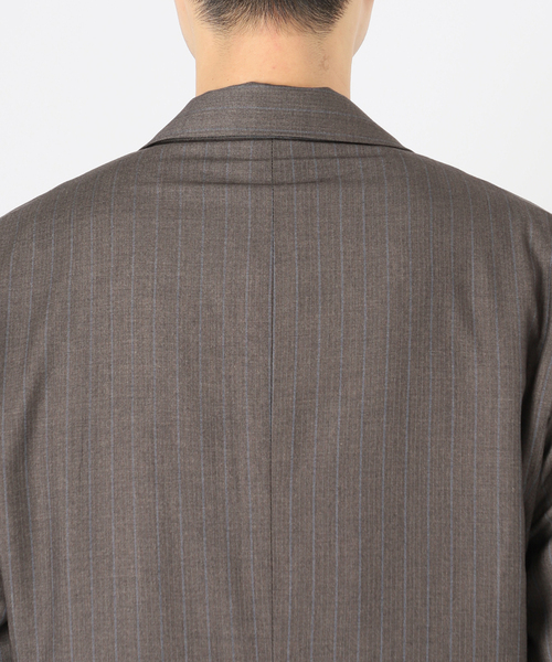 JOURNAL STANDARD relume(ジャーナルスタンダード レリューム)の「TR ストライプ ダブルブレストジャケット(テーラードジャケット・メンズ・グレー/ブラウン/ブラック・LARGE/MEDIUM)」の5枚目の写真