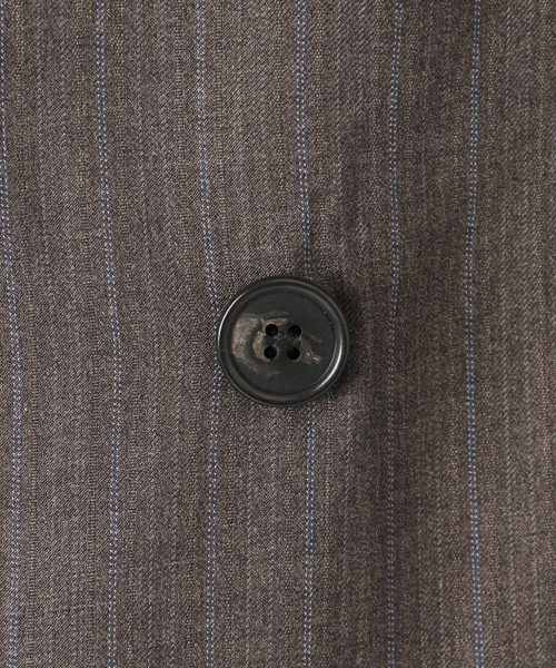 JOURNAL STANDARD relume(ジャーナルスタンダード レリューム)の「TR ストライプ ダブルブレストジャケット(テーラードジャケット・メンズ・グレー/ブラウン/ブラック・LARGE/MEDIUM)」の13枚目の写真