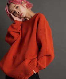 JE-レイヤードクルーニット