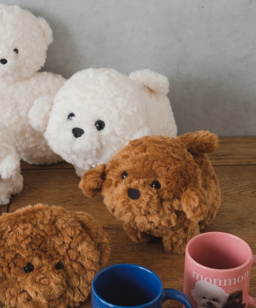 BIRTHDAY BAR（バースデイバー）の「monmon ぷりぷりぬいぐるみ ビションフリーゼ（フィギュア・レディース・アイボリー・フリー）」の2枚目の写真