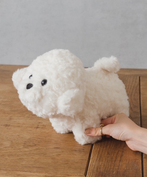 BIRTHDAY BAR（バースデイバー）の「monmon ぷりぷりぬいぐるみ ビションフリーゼ（フィギュア・レディース・アイボリー・フリー）」の4枚目の写真