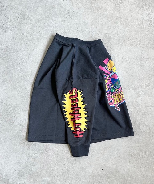 MARKEY'S（マーキーズ）の「【HOT WHEELS SKATE(TM)】 スケートプリントロンT（80～150cm）（Tシャツ/カットソー・キッズ・ブラック/オフホワイト/チャコール・80/90/95/100/110/120/130/140/150）」の14枚目の写真