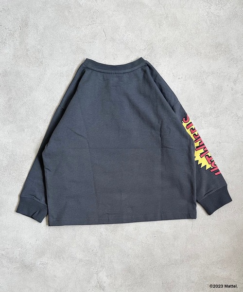 MARKEY'S（マーキーズ）の「【HOT WHEELS SKATE(TM)】 スケートプリントロンT（80～150cm）（Tシャツ/カットソー・キッズ・ブラック/オフホワイト/チャコール・80/90/95/100/110/120/130/140/150）」の9枚目の写真