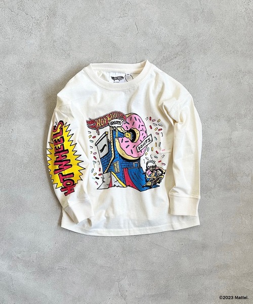 MARKEY'S（マーキーズ）の「【HOT WHEELS SKATE(TM)】 スケートプリントロンT（80～150cm）（Tシャツ/カットソー・キッズ・ブラック/オフホワイト/チャコール・80/90/95/100/110/120/130/140/150）」の10枚目の写真