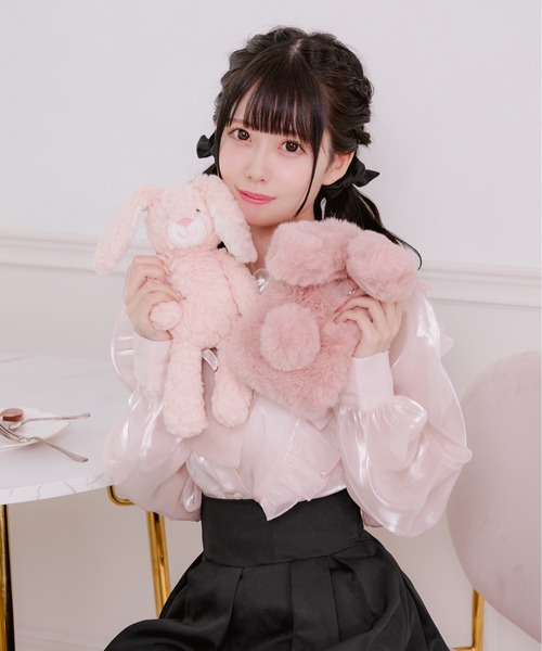ご購入者様決定 ボウタイフリルブラウス 上品可愛い 韓国好きな方 (⑅ ॣ•͈ᴗ•͈ ॣ) フリルリボンボウタイブラウス – BUNNY APARTMENT
