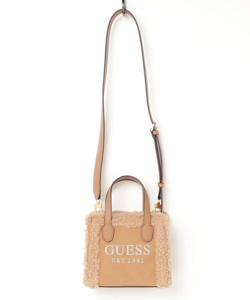 Guess(ゲス)の「SILVANA 2 Compartmnt Mini Tote トートバッグ レディース(トートバッグ・レディース・ブラウン・ONE SIZE)」の3枚目の写真