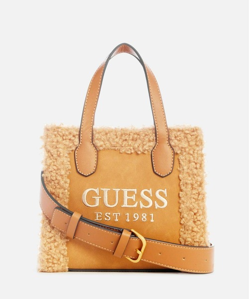 Guess(ゲス)の「SILVANA 2 Compartmnt Mini Tote トートバッグ レディース(トートバッグ・レディース・ブラウン・ONE SIZE)」の8枚目の写真