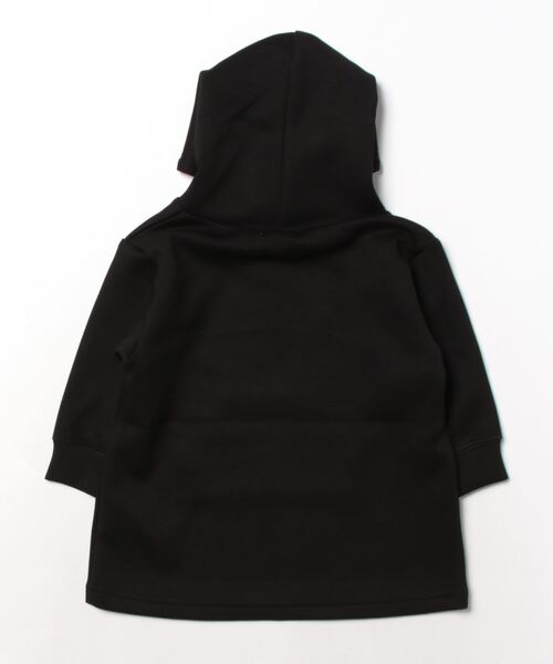 X-girl Stages（エックスガールステージス）の「ダンボールニットパーカワンピース（ワンピース・キッズ・トップグレー/ブラック/ベージュ・90cm/80ｃｍ/130cm/120cm/140cm/100cm/110cm）」の4枚目の写真