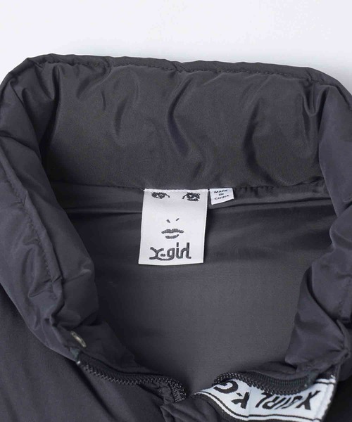 X-girl（エックスガール）の「DOWN JACKET（ダウンジャケット/コート・レディース・ブルー/ブラック・S/M）」の4枚目の写真