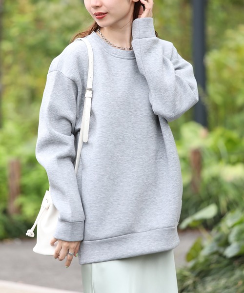 United Athle(ユナイテッドアスレ)の「【United Athle】9.4オンス T/R ダンボールニット クルーネック シャツ ※2213(スウェット・メンズ・ヘザーグレー/ブラック/ネイビー・L/M/S/XL)」の11枚目の写真