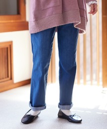 楽ちんゆったり裏起毛デニムレギンスパンツ