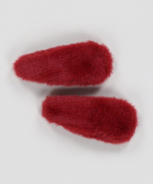 SPINNS（スピンズ）の「フェイクファーパッチンピン トライアングル