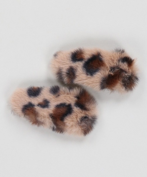 【A2】エコファースクエアパッチンピン / ブラウン 2個セット 新 モデルハンドメイド・手芸 - 【A2】エコファースクエア