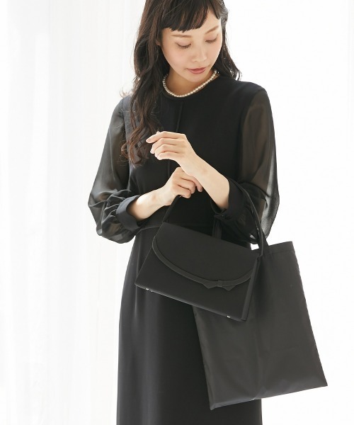 Callarus（カラルス）の「フォーマルバッグ３点セット（ハンドバッグ・レディース・ブラック・FREE）」の20枚目の写真