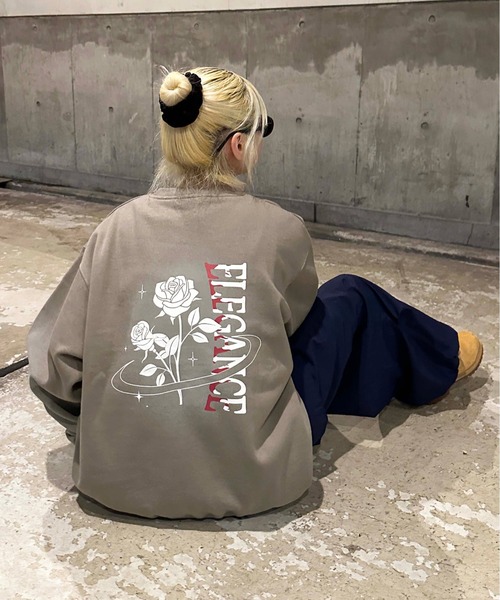 sedacle(セダクル)の「オーバーサイズ ブラストロゴプリントスウェット(スウェット・メンズ・ベージュ/ブラウン/チャコールグレー・LARGE/MEDIUM)」の22枚目の写真