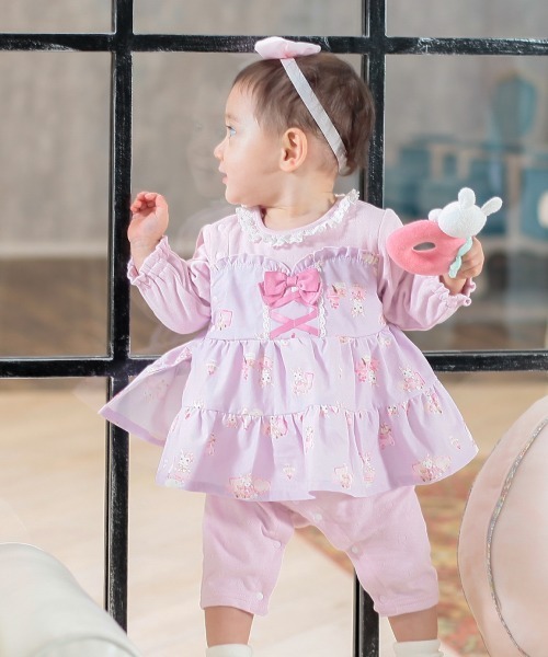 セール】coeur a coeur チュニック風カバーオール（ロンパース