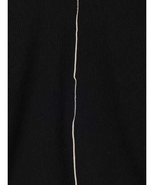 Lugnoncure（ルノンキュール）の「メローリブトップス（Tシャツ/カットソー・レディース・オフホワイト/ホワイト/ブラック・F）」の15枚目の写真