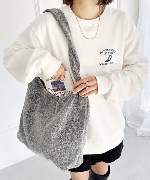 wears(ウェアーズ)の「【A4サイズ収納可】2WAYノットハンドルラメトートバッグ(トートバッグ・レディース・ブラック/シルバー・FREE)」の16枚目の写真