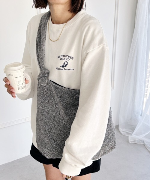 wears(ウェアーズ)の「【A4サイズ収納可】2WAYノットハンドルラメトートバッグ(トートバッグ・レディース・ブラック/シルバー・FREE)」の18枚目の写真