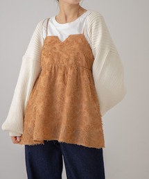 HEYUMM | フラワージャガードキャミソールトップ(キャミソール)