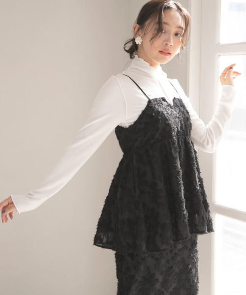 Laule'a レディース　フラワー　ジャガード　キャミソール　セット セレクトファッション・ .+*:laule'a*:｡. | 8.27 tue 15:00~ お