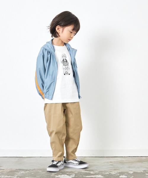 MAKE YOUR DAY（メイクユアデイ）の「おでかけファミリー長袖Tシャツ■80～140cm（Tシャツ/カットソー・キッズ・ベージュ/ブラック/オフホワイト・140/110/90/100/80/130/120）」の12枚目の写真