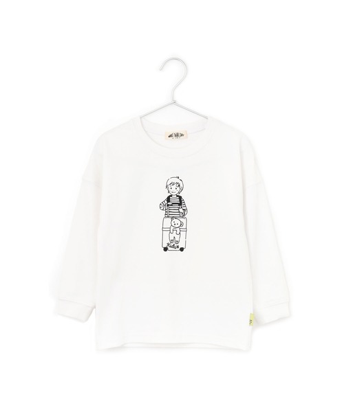 MAKE YOUR DAY（メイクユアデイ）の「おでかけファミリー長袖Tシャツ■80～140cm（Tシャツ/カットソー・キッズ・ベージュ/ブラック/オフホワイト・140/110/90/100/80/130/120）」の13枚目の写真