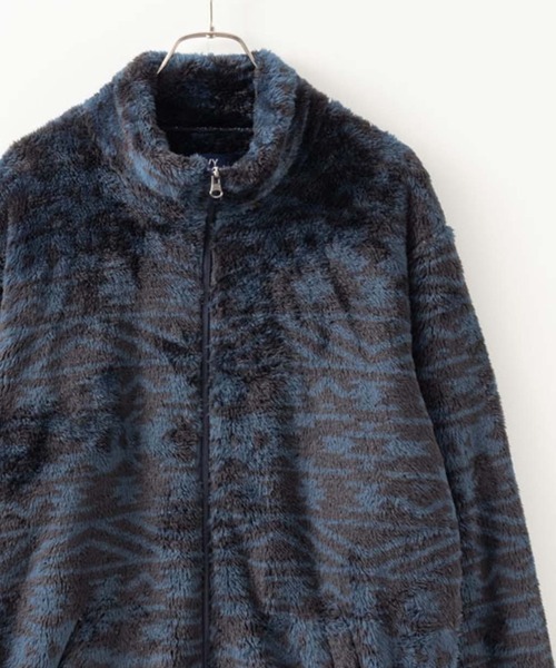 NAVY(ネイビー)の「NAVY 温℃ シャギーフリーススタンドジップブルゾン(ブルゾン・メンズ・ブラウン系1/ベージュ/グレー/カーキ系1/ネイビー/ネイビー系1/グレー系1/チャコールグレー・XL/M/L)」の1枚目の写真
