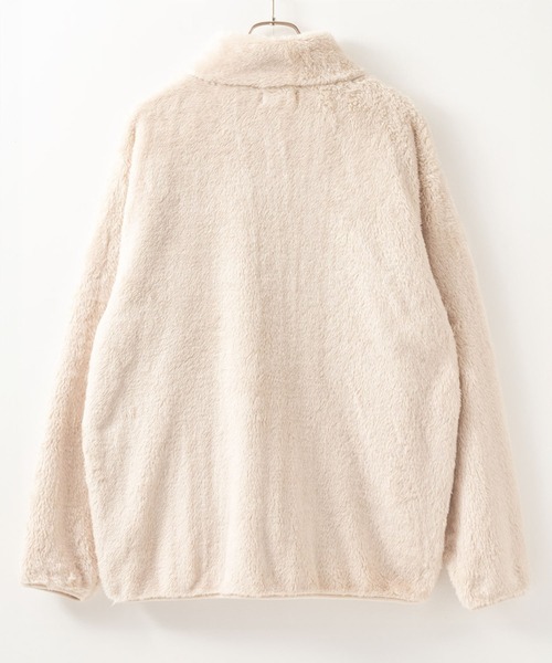 NAVY(ネイビー)の「NAVY 温℃ シャギーフリーススタンドジップブルゾン(ブルゾン・メンズ・ブラウン系1/ベージュ/グレー/カーキ系1/ネイビー/ネイビー系1/グレー系1/チャコールグレー・XL/M/L)」の17枚目の写真