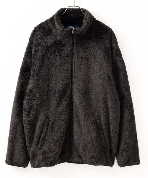 NAVY(ネイビー)の「NAVY 温℃ シャギーフリーススタンドジップブルゾン(ブルゾン・メンズ・ブラウン系1/ベージュ/グレー/カーキ系1/ネイビー/ネイビー系1/グレー系1/チャコールグレー・XL/M/L)」の10枚目の写真