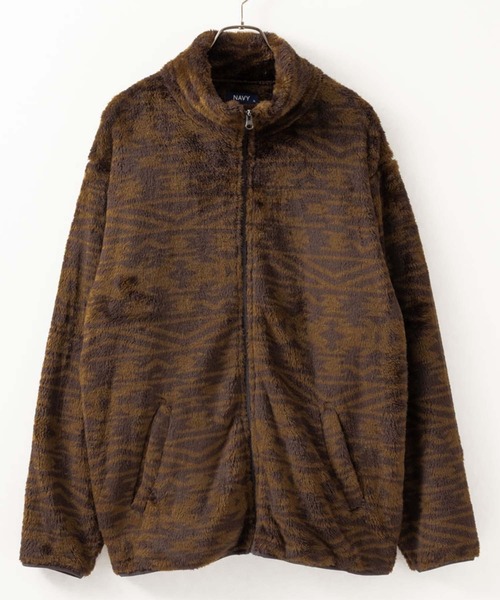 NAVY(ネイビー)の「NAVY 温℃ シャギーフリーススタンドジップブルゾン(ブルゾン・メンズ・ブラウン系1/ベージュ/グレー/カーキ系1/ネイビー/ネイビー系1/グレー系1/チャコールグレー・XL/M/L)」の13枚目の写真