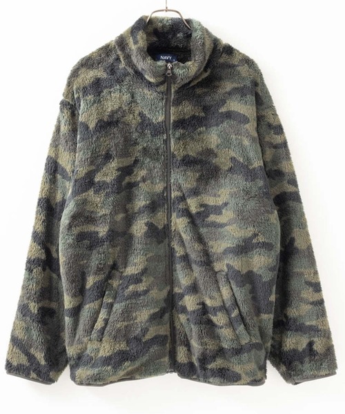 NAVY(ネイビー)の「NAVY 温℃ シャギーフリーススタンドジップブルゾン(ブルゾン・メンズ・ブラウン系1/ベージュ/グレー/カーキ系1/ネイビー/ネイビー系1/グレー系1/チャコールグレー・XL/M/L)」の14枚目の写真