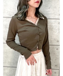 リブレイヤード風プルオーバー