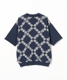 Hellrazor ヘルレイザー ハーフジップ ニット ポロシャツ シャツ Hellrazor（ヘルレイザー）の「HELLRAZOR / H CHAIN POLO KNIT